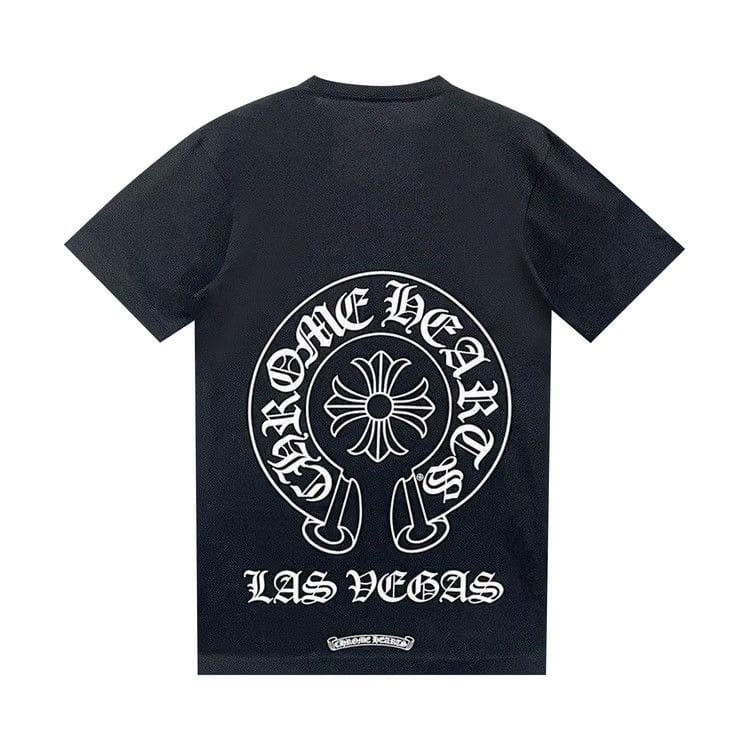 Chrome Hearts Las Vegas Exclusive Horseshoe Logo Pocket T-Shirt Black