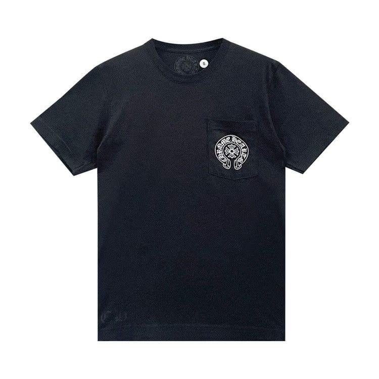 Chrome Hearts Las Vegas Exclusive Horseshoe Logo Pocket T-Shirt Black
