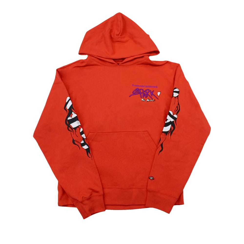 Chrome Hearts Matty Boy Sadistic Lipstick Hoodie Red/Orange