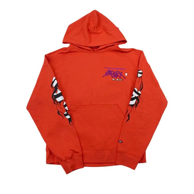 Chrome Hearts Matty Boy Sadistic Lipstick Hoodie Red/Orange
