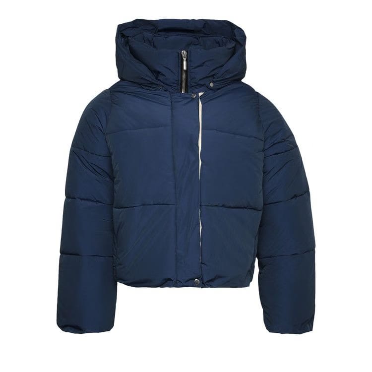 Rhude Logo Puffer Jacket Navy