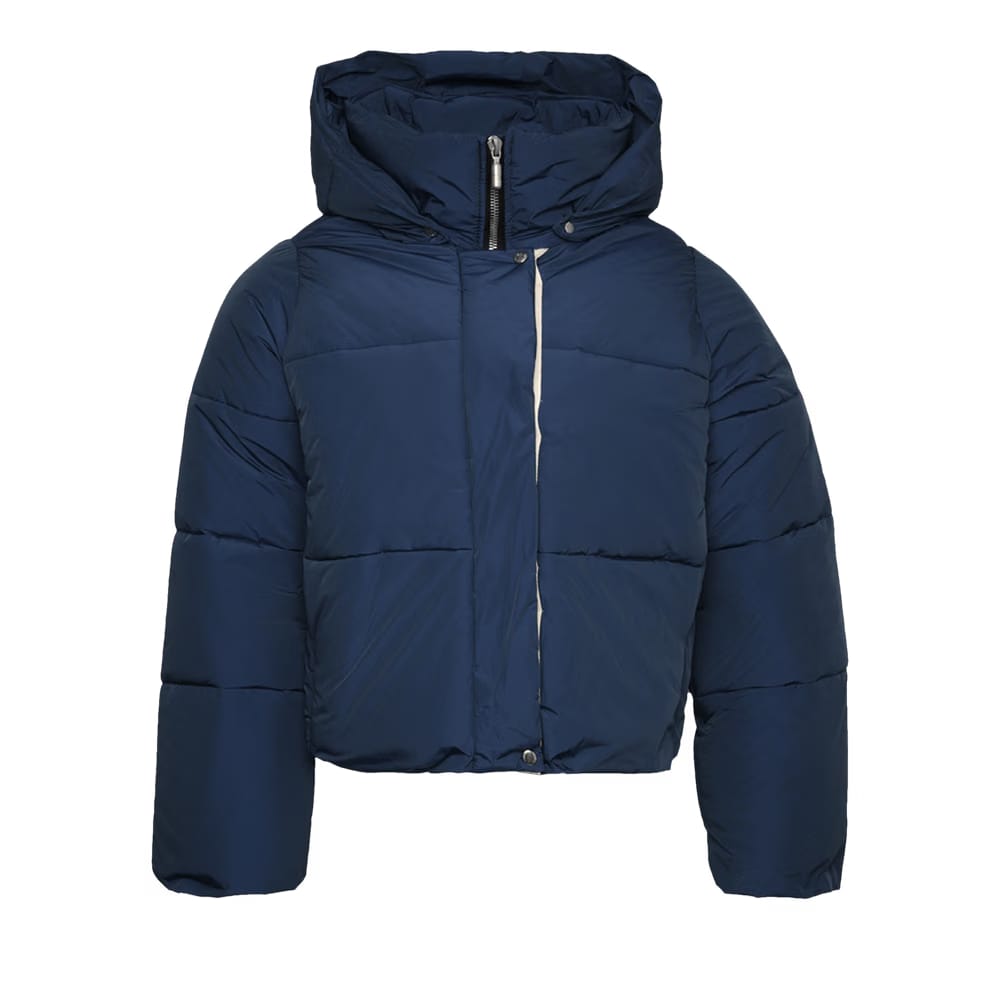 Rhude Logo Puffer Jacket Navy
