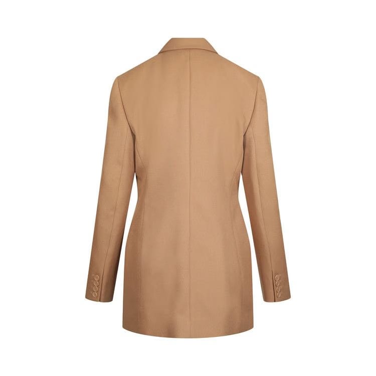 Stella McCartney Adelaide Double Breasted Blazer Tobacco