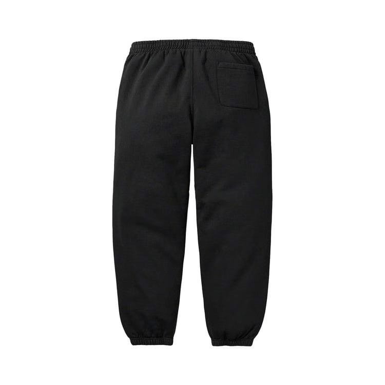 Supreme Satin Appliqué Sweatpant Black