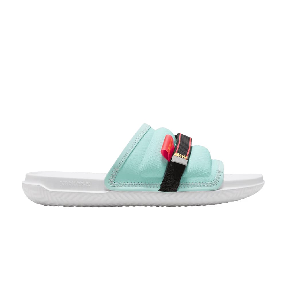 Air Jordan Super Play Slide Island Green Laser Orange