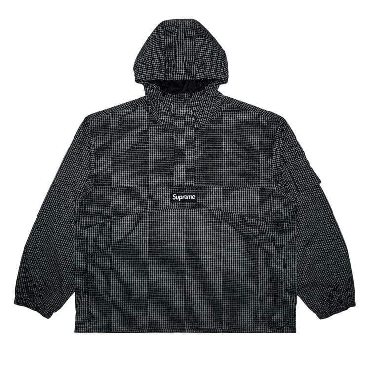 Supreme Reflective Ripstop Anorak Black
