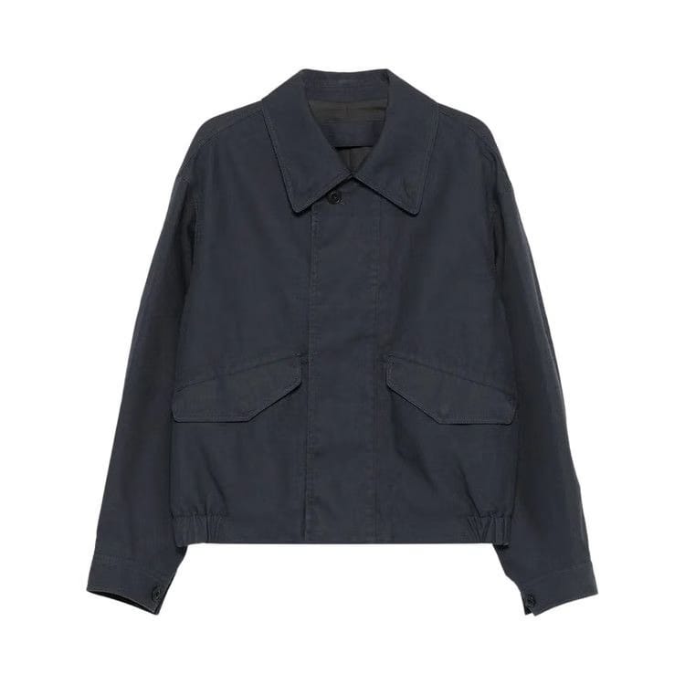 Lemaire Boxy Blouson Coat Graphite Blue