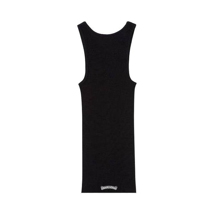 Chrome Hearts Hairy Cross Rib Tank Black