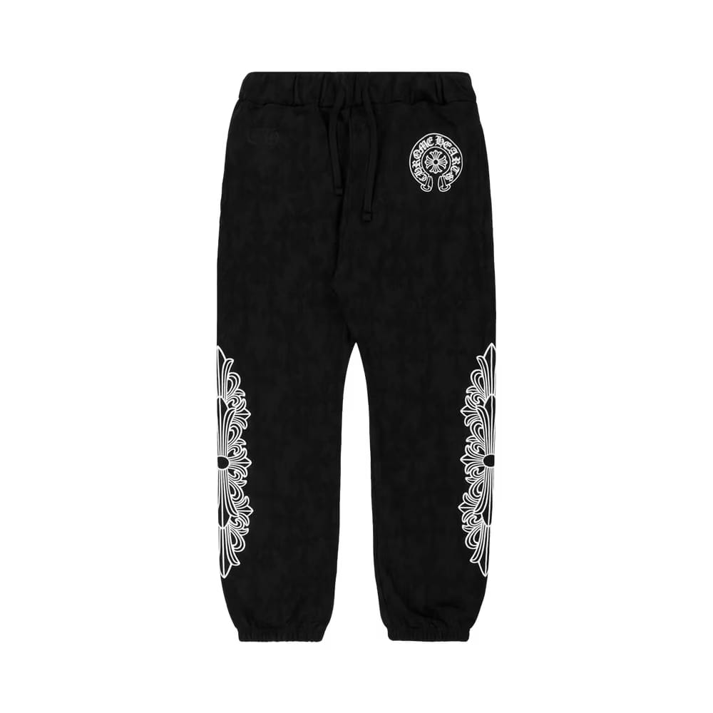 Chrome Hearts Cemetry Cross Sweatpants Black