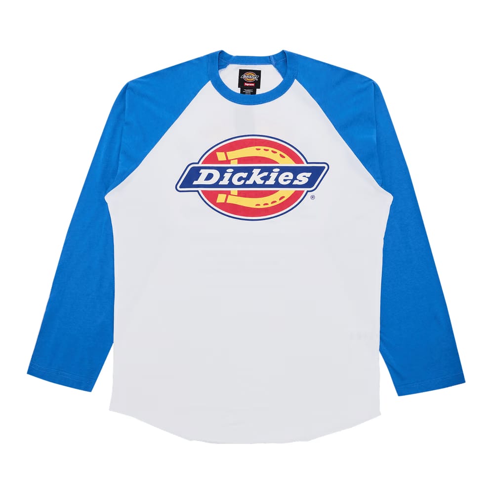 Supreme x Dickies Raglan Long-Sleeve Top White