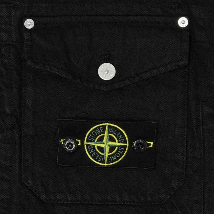 Supreme x Stone Island Denim Trucker Jacket Black