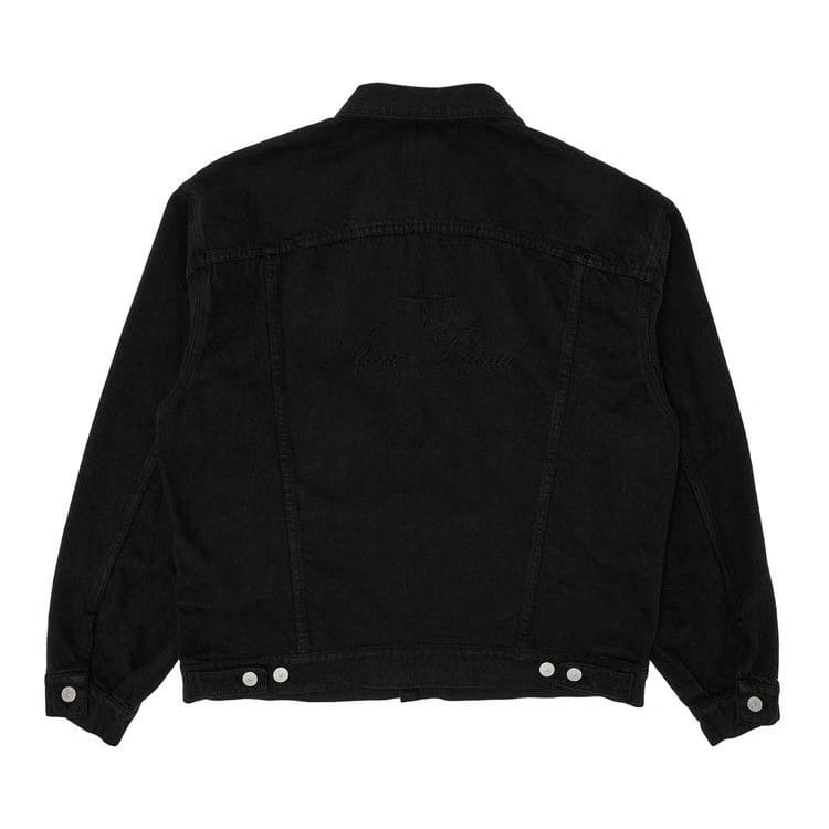 Supreme x Stone Island Denim Trucker Jacket Black
