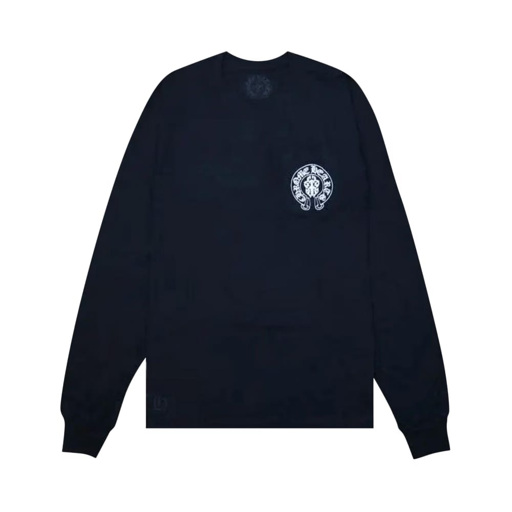 Chrome Hearts USA Flag Pocket Long-Sleeve Black