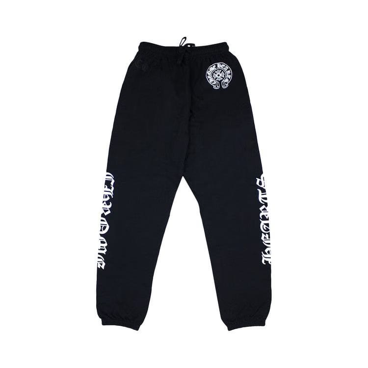 Chrome Hearts Horseshoe Logo Sweatpants Black