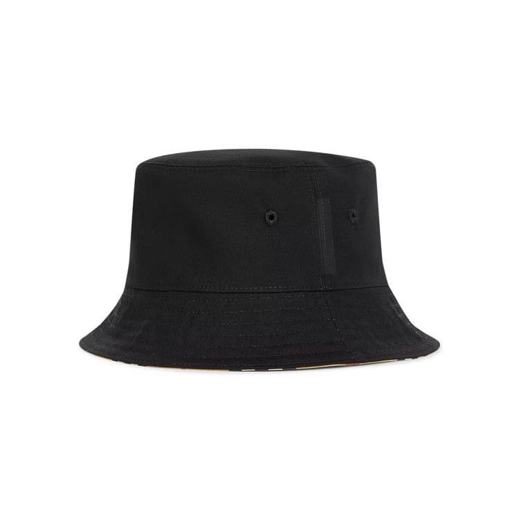 Burberry Reversible Icon Stripe Bucket Hat Archive Beige