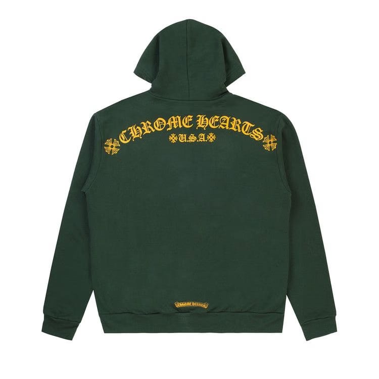 Chrome Hearts T Bar Sweatshirt Green/Gold