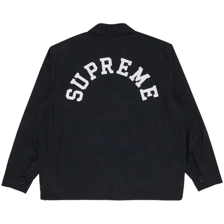 Supreme x Champion Coaches Jacket Black