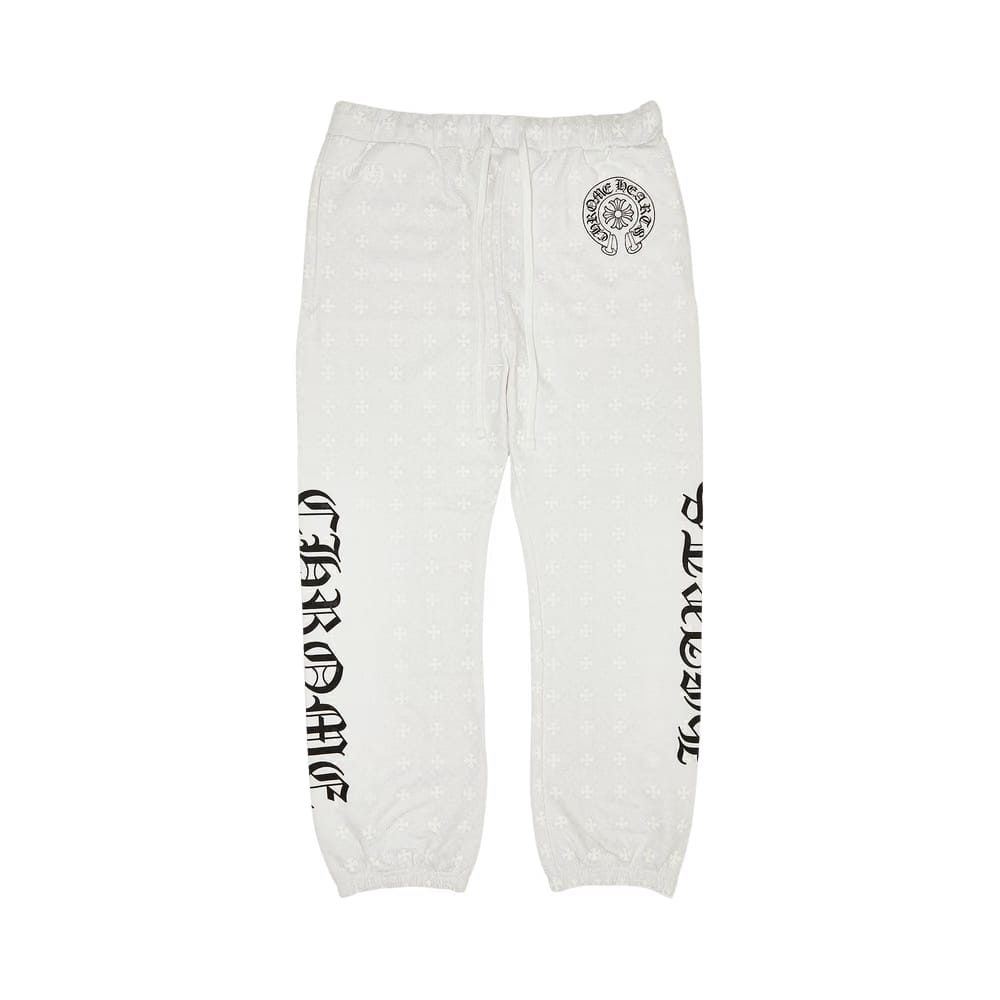 Chrome Hearts Monogram Sweatpants White