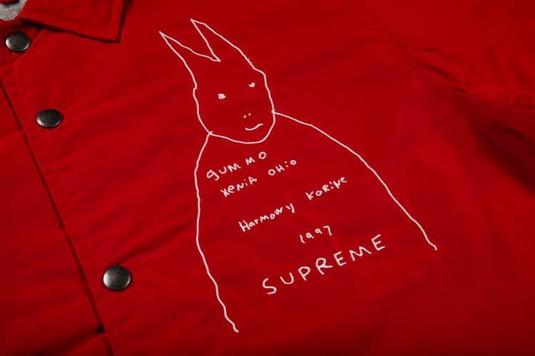 Supreme Gummo Coaches Jacket Red