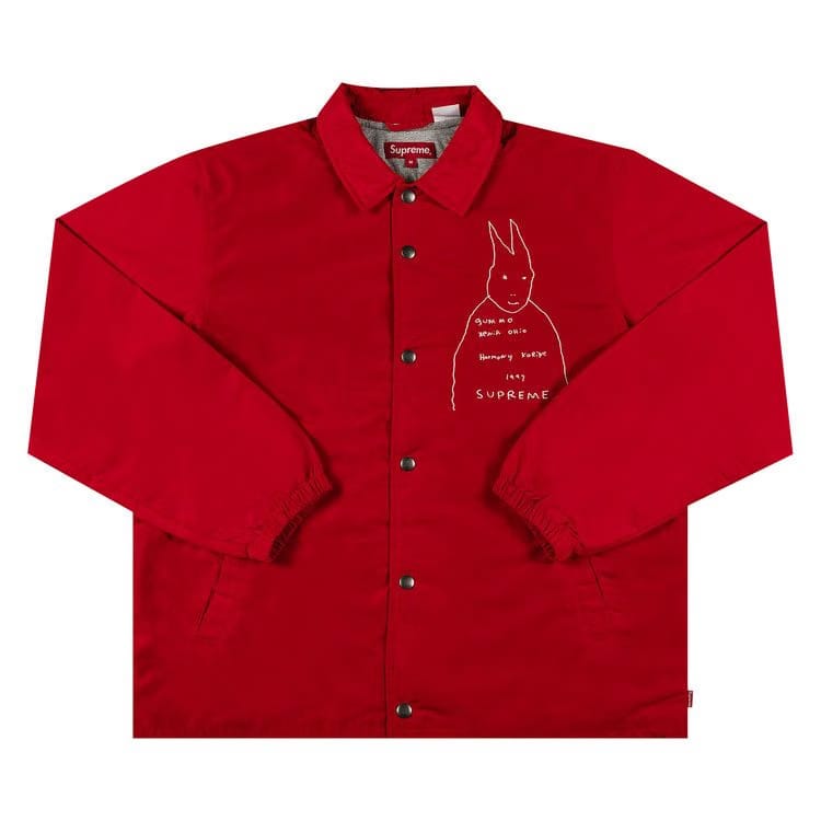 Supreme Gummo Coaches Jacket Red