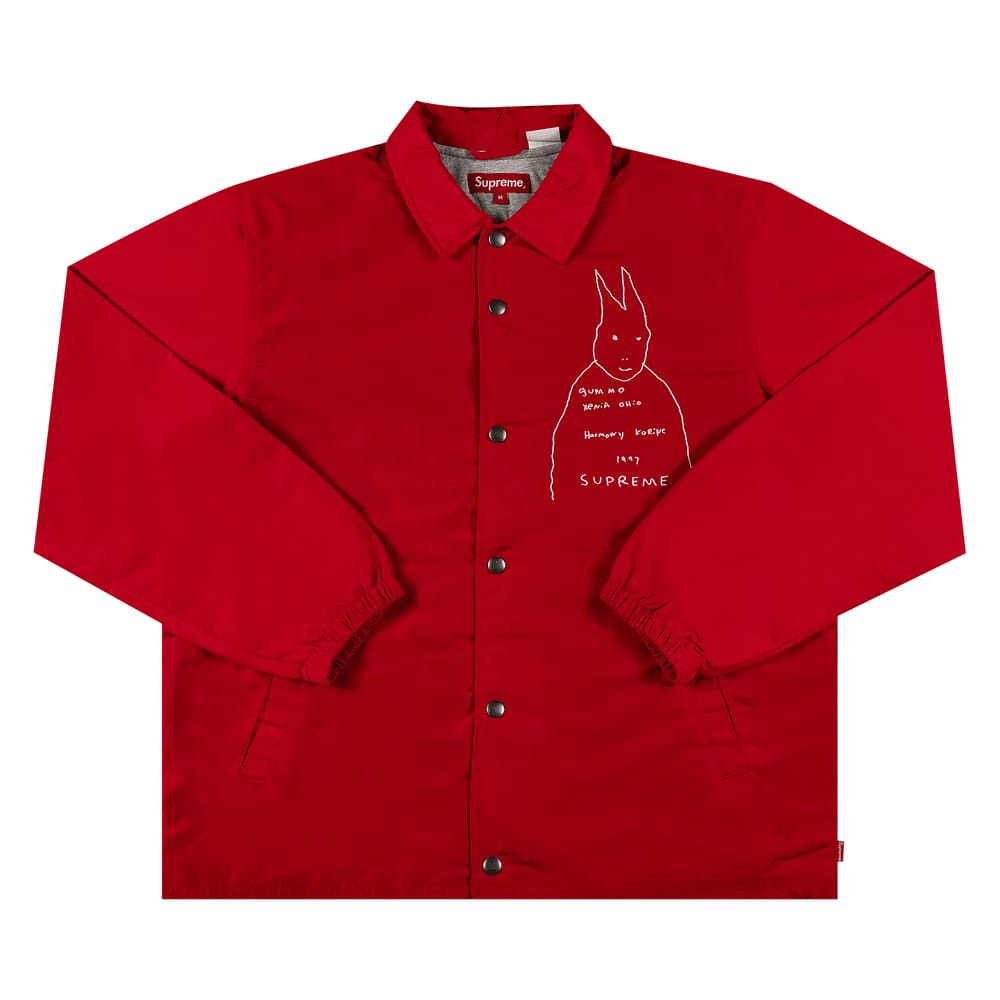 Supreme Gummo Coaches Jacket Red