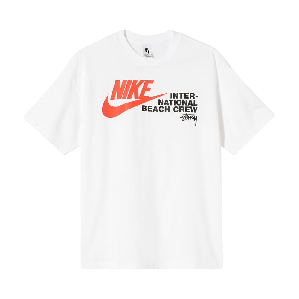 Nike x Stussy International Beach Crew T-Shirt White