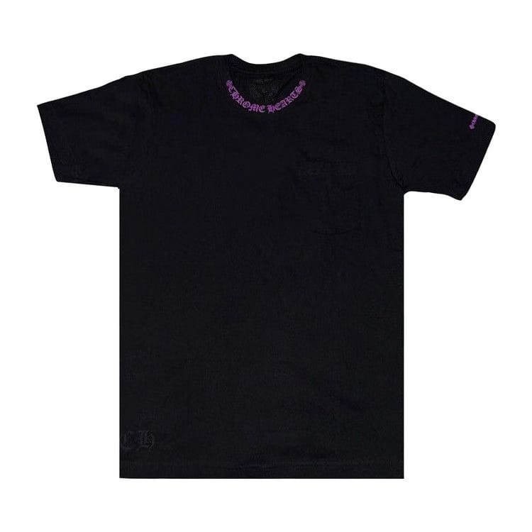 Chrome Hearts Neck Logo T-Shirt Black/Purple