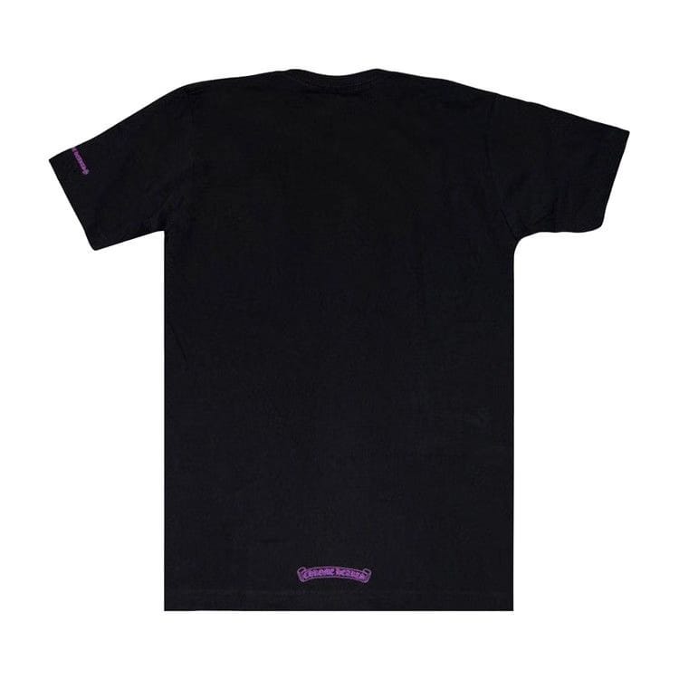 Chrome Hearts Neck Logo T-Shirt Black/Purple