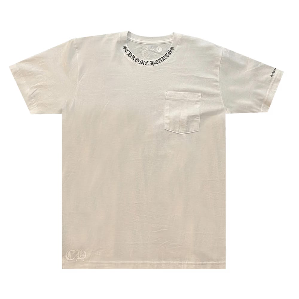 Chrome Hearts Neck Logo T-Shirt White