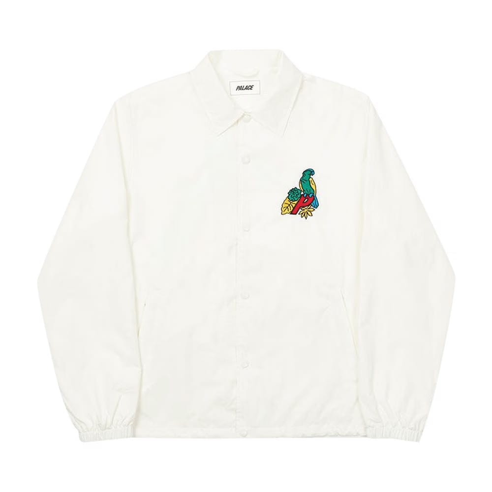 Palace Parrot Palace-3 Coach Jacket White