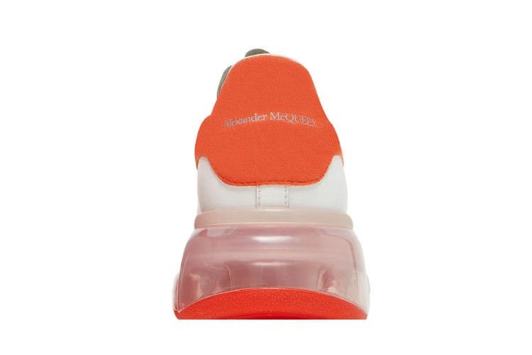 Alexander McQueen Wmns Oversized Sneaker 'Clear Sole - White Bright Orange'