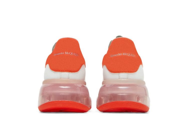 Alexander McQueen Wmns Oversized Sneaker 'Clear Sole - White Bright Orange'