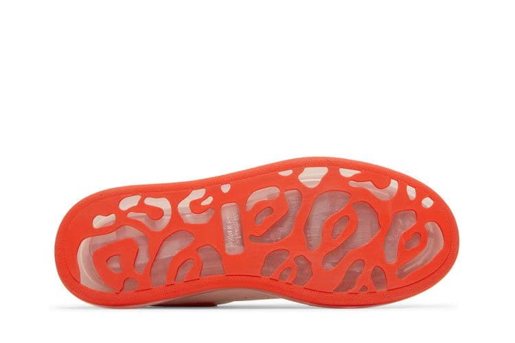 Alexander McQueen Wmns Oversized Sneaker 'Clear Sole - White Bright Orange'