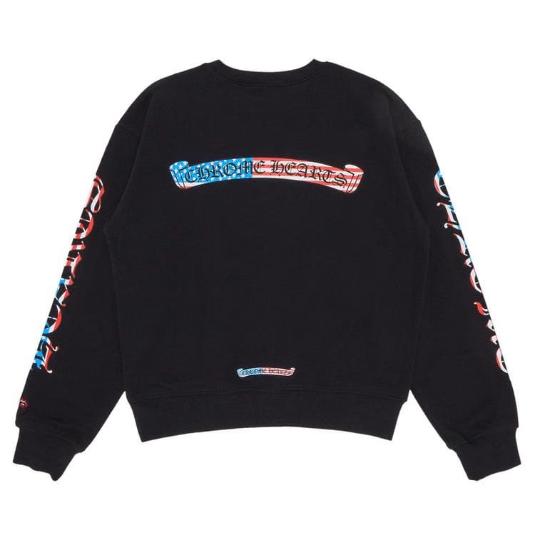 Chrome Hearts Matty Boy America Crewneck Sweatshirt Black