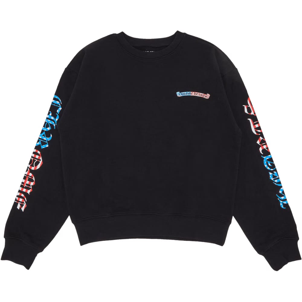 Chrome Hearts Matty Boy America Crewneck Sweatshirt Black