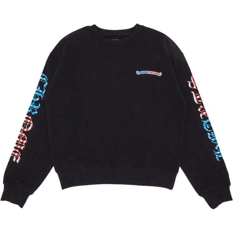 Chrome Hearts Matty Boy America Crewneck Sweatshirt Black
