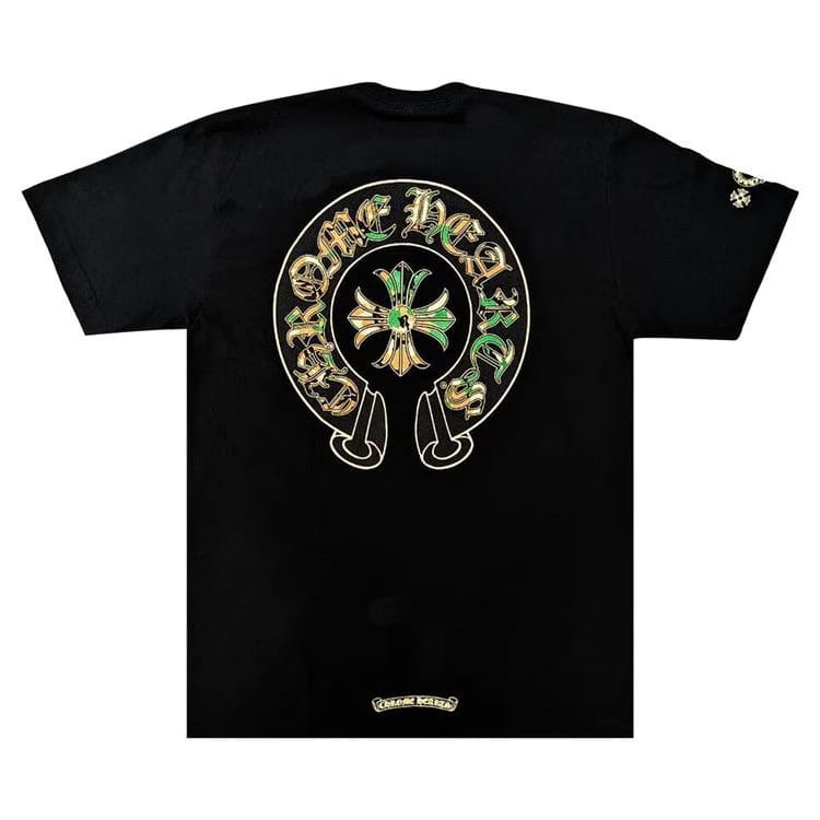ウェア Chrome Hearts Horse Shoe Logo Pocket Chrome Hearts Horse Shoe Logo Pocket T-Shirt Black/Camo Price in