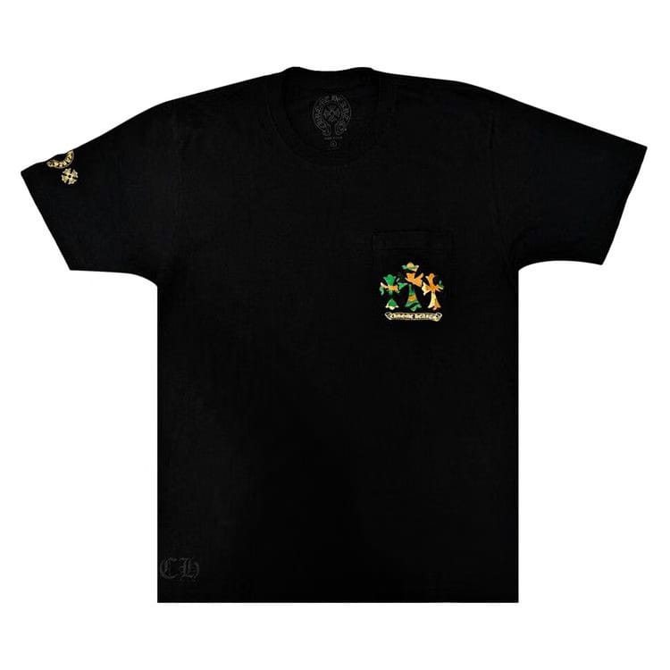 Chrome Hearts Horse Shoe Logo Pocket T-Shirt Black/Camo