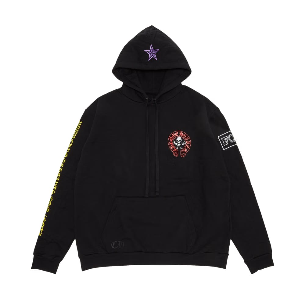Chrome Hearts x Foti Skeleton Online Exclusive Hoodie Black