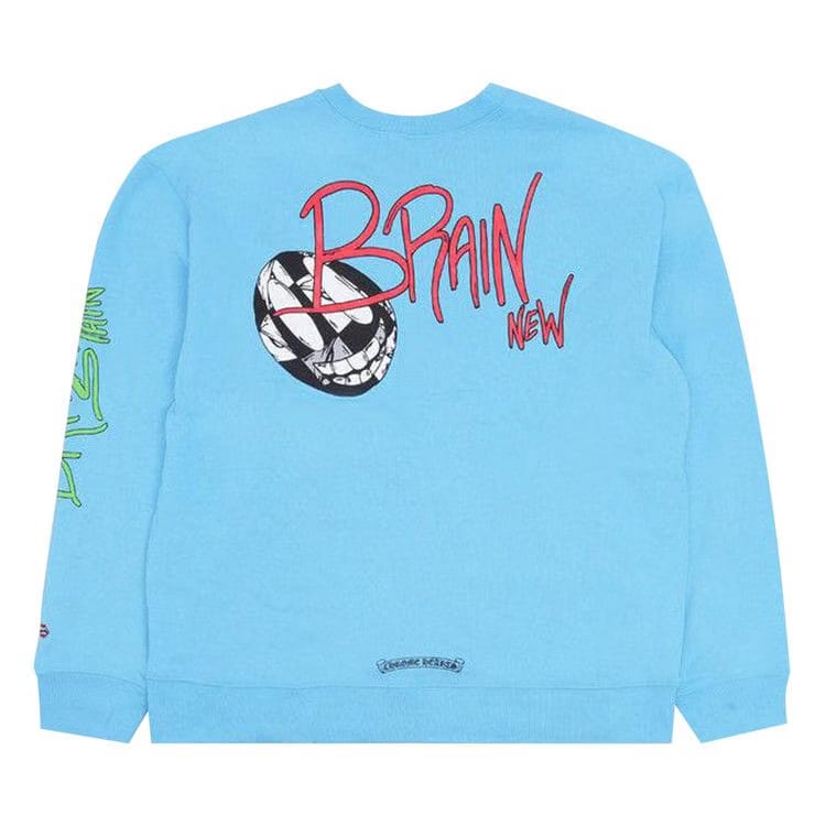 Chrome Hearts x Matty Boy Brain New Crewneck Sweatshirt Blue