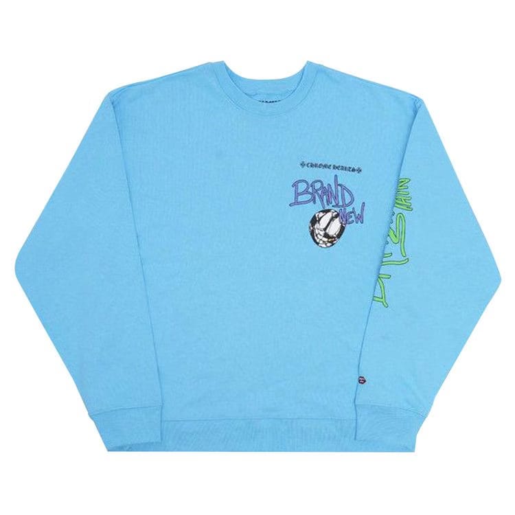 Chrome Hearts x Matty Boy Brain New Crewneck Sweatshirt Blue