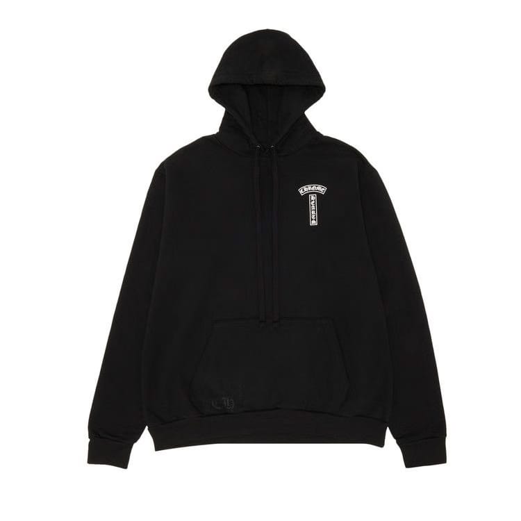 Chrome Hearts T Logo USA Shoulder Hoodie Black