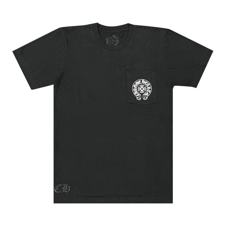 Chrome Hearts Beijing Exclusive Horseshoe Logo Pocket T-Shirt Black