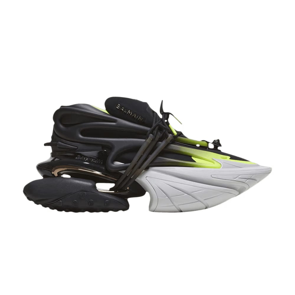 Balmain Unicorn Low Black Fluorescent