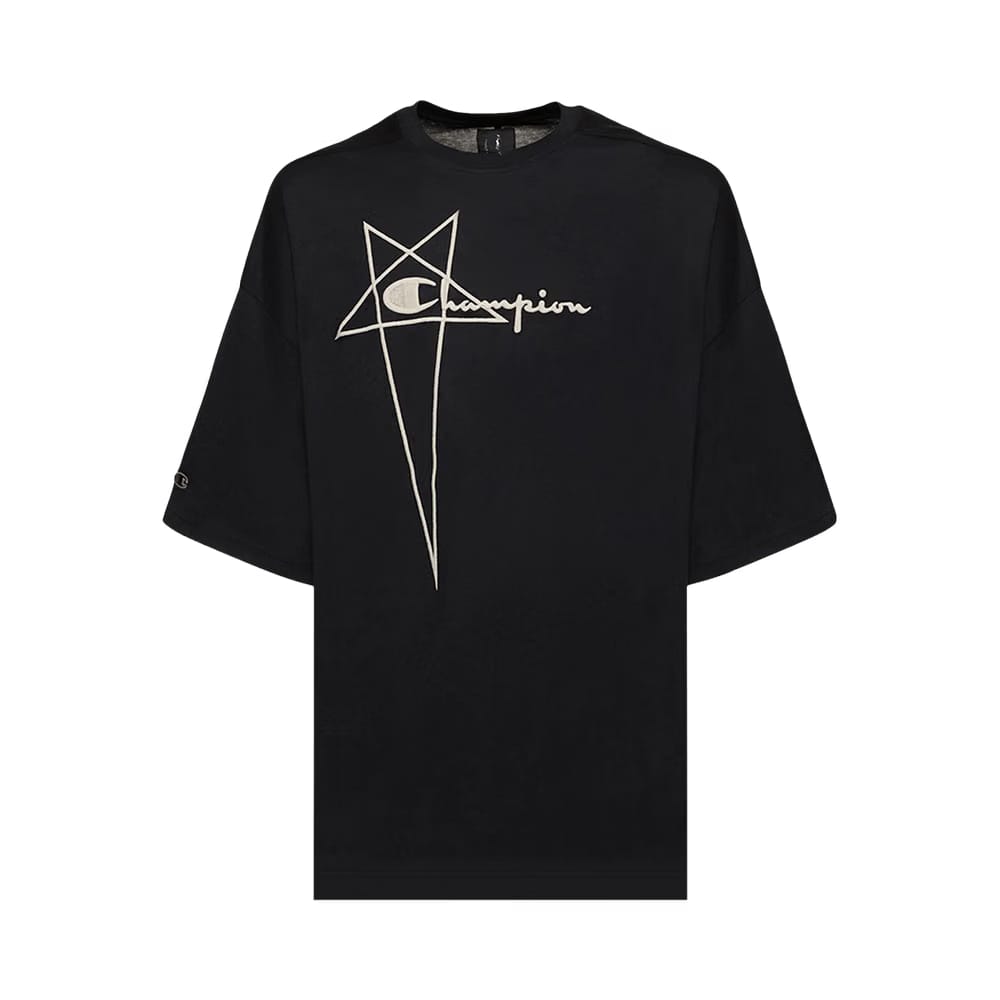 Rick Owens x Champion Tommy T-Shirt Black