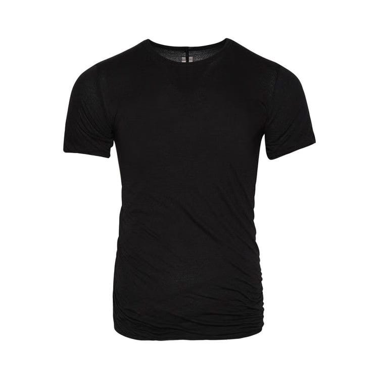 Rick Owens Double Shorts-Sleeve T-Shirt Black