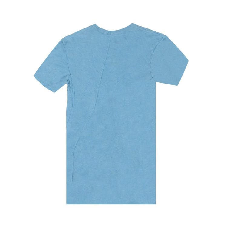 Rick Owens Double Layer Shorts-Sleeve T-Shirt Nublu Light Blue