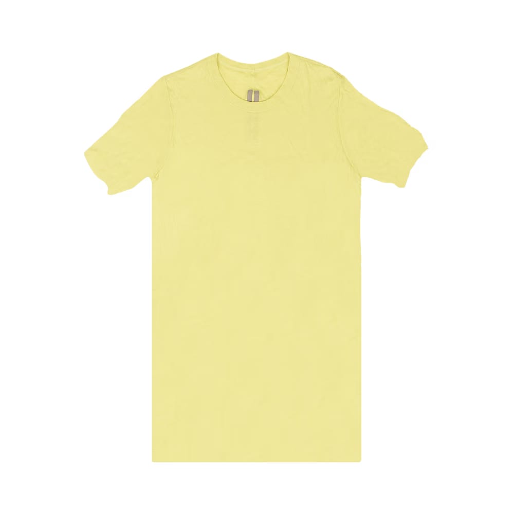 Rick Owens Double Layer Shorts-Sleeve T-Shirt Lime
