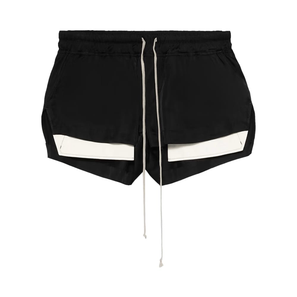 Rick Owens Silk Fog Boxers Black