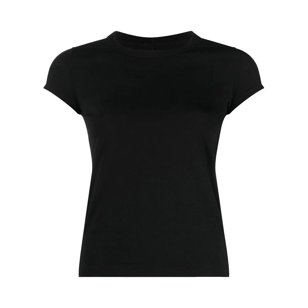 Rick Owens Cropped Level T-Shirt Black